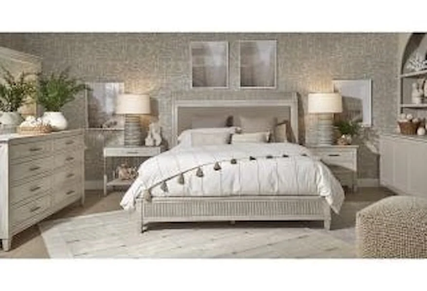 Chesapeake Upholstered Sleigh Bed by Esprit Decor Home Collection at Esprit Decor Home Furnishings